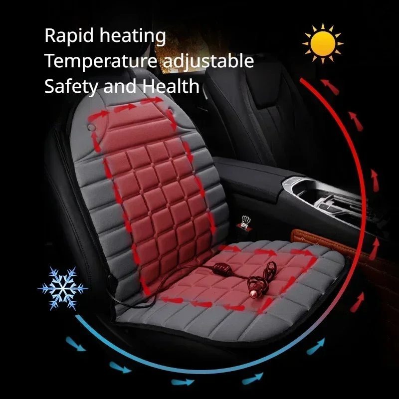 Car Heated Seat Cushion 12V Winter Seat Heater Car Electric Heating Cushion Covers Auto Styling Winter Pad Cushions Accessories