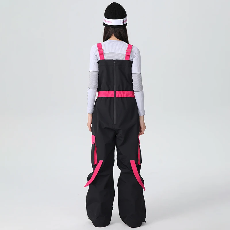 กางเกงสโนว์บอร์ดสำหรับผู้หญิง ผ้ากันน้ำ กันลม 3 ชั้น เหมาะสำหรับเล่นสกี เดินป่า และกีฬาฤดูหนาว