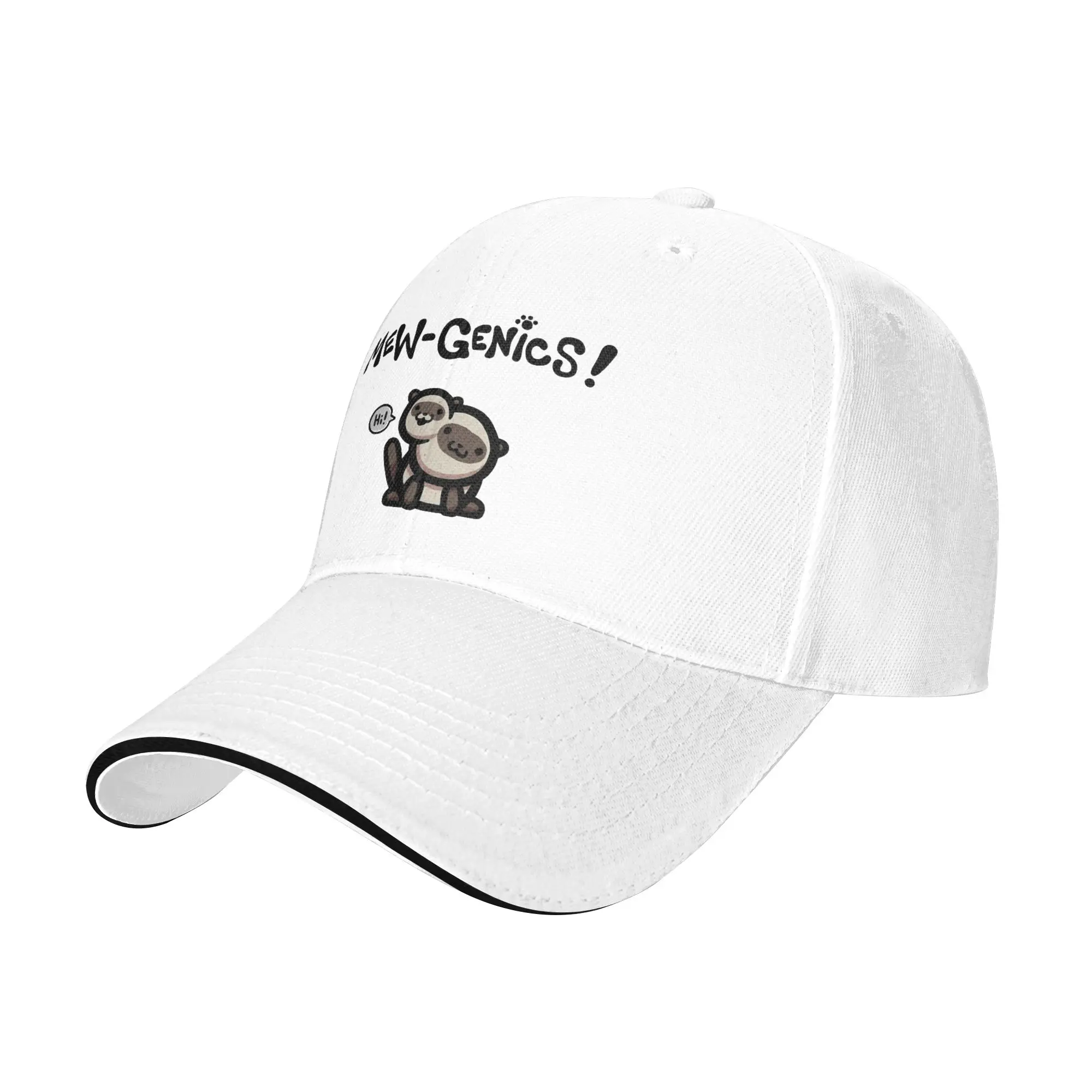 Men Women Mewgenics Mew-Genics Cute Cat Angels Game Fan Hats Cool Baseball Cap  Sun Hat Casual Headewear Adjustable Fit