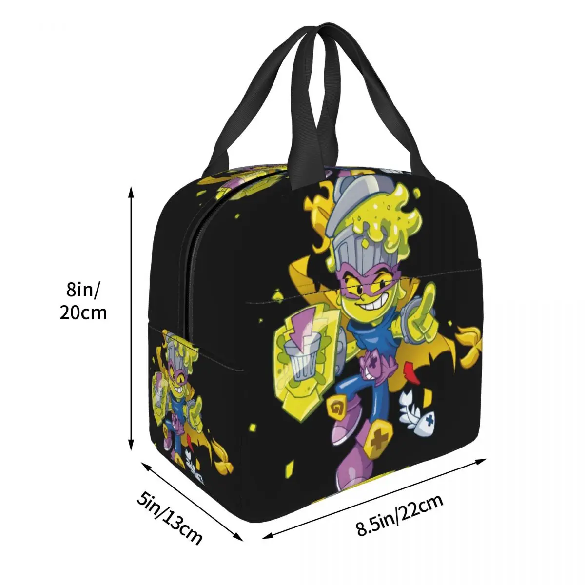 أكياس الغداء المعزولة للأطفال من سوبر زينجز، حقيبة حرارية، حاوية للوجبات، سعة عالية، صندوق غداء للرجال والنساء والسفر الجامعي