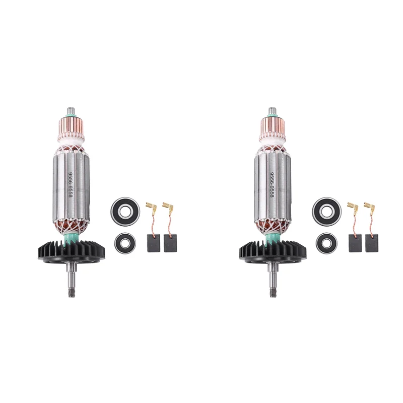 

ABUF-2X Replacement AC220V-240V Armature Rotor For Angle Grinder 9556 9557 9558 9556NB 9556HN 9557NB 9557HN 9558NB