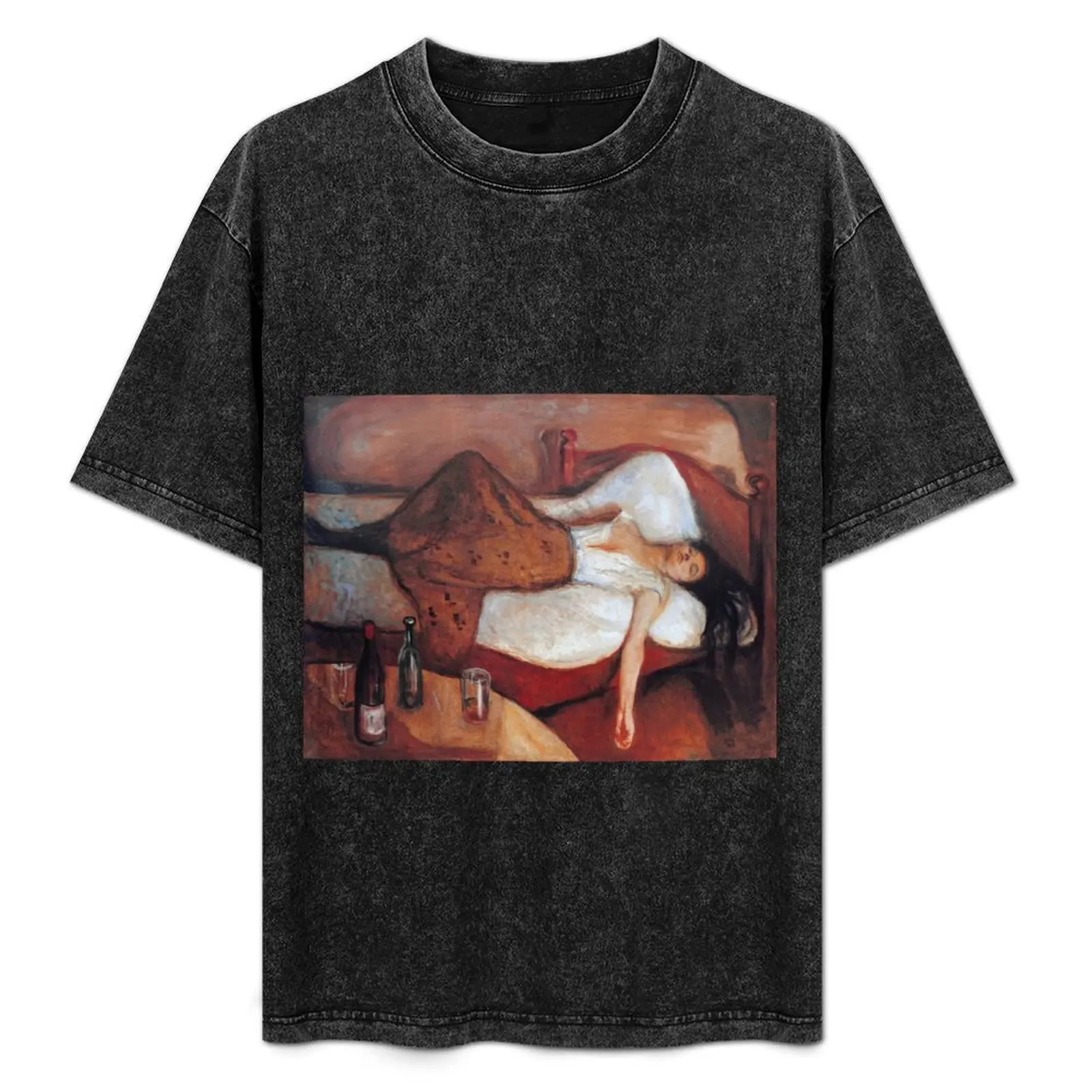 

Edvard Munch - The Day After 1895 T-Shirt Basic Short Sleeve Cotton Blend T-Shirt