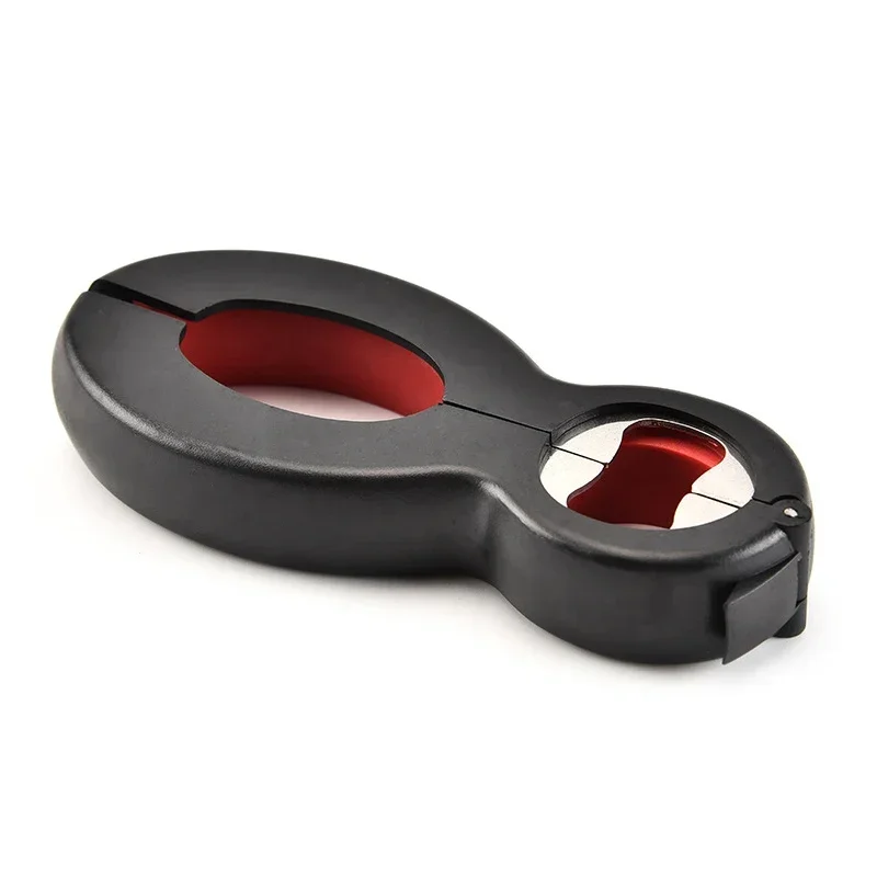 Multi-Function Stainless Steel Can Opener, 6-in-1, Beer Bottle Opener, Kitchen Gadgets, Lid Opening Can