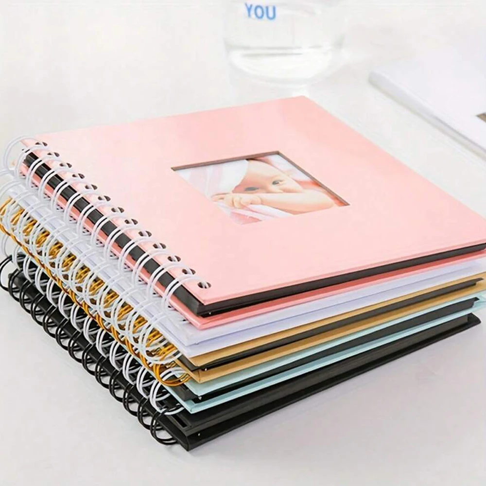 Scrapbook Photo Album Memory Book Paper for Travel Wedding Anniversary Christmas Gifts Baby Shower Memories