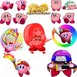 Star Kirby Game Iron-on Transfers for Clothing Heat Transfer Appliques Patch t-shirt fai da te felpe con cappuccio adesivi per bambini regalo personalizzato