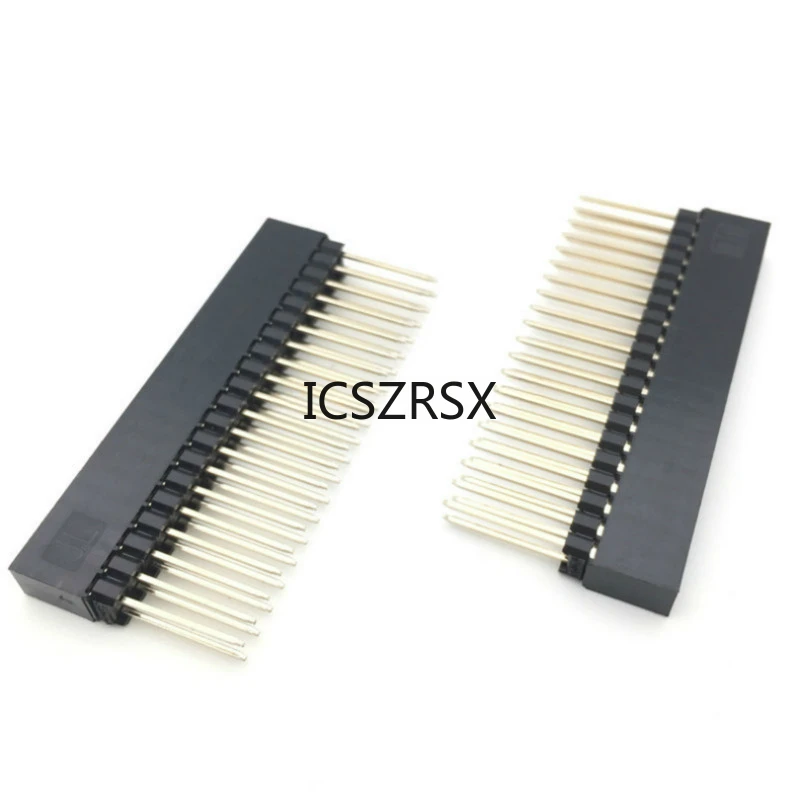 50PCS 2.54mm 40 Pin Female Stacking Header Connector Dual Row 2x20 Position For Raspberry Pi 2 Mode B& B+ PC104