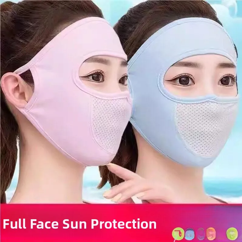 

Маска для лица из чистого хлопка для женщин, весенняя, для велоспорта, тонкая, дышащая, с защитой от УФ-излучения, ветрозащитная, солнцезащитная, легкая, медицинская...