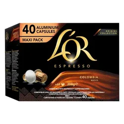 Colombia Andes LOR Origins Collection 40 Cápsulas Maxi Pack compatibles Nespresso 8711000469606 Raíz Inicio NESPRESSO 4060110