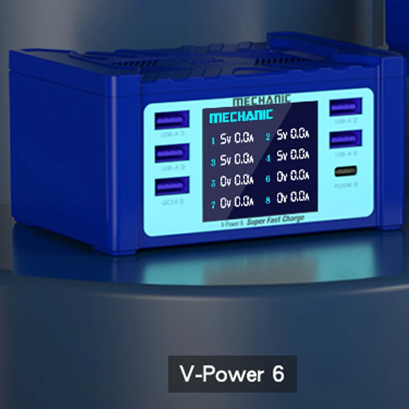 Super Fast Charger MECHANIC V-Power 6 8 8s For Various Digital Devices Such As Mobile Phones Flat Panel Smart Watches Etc