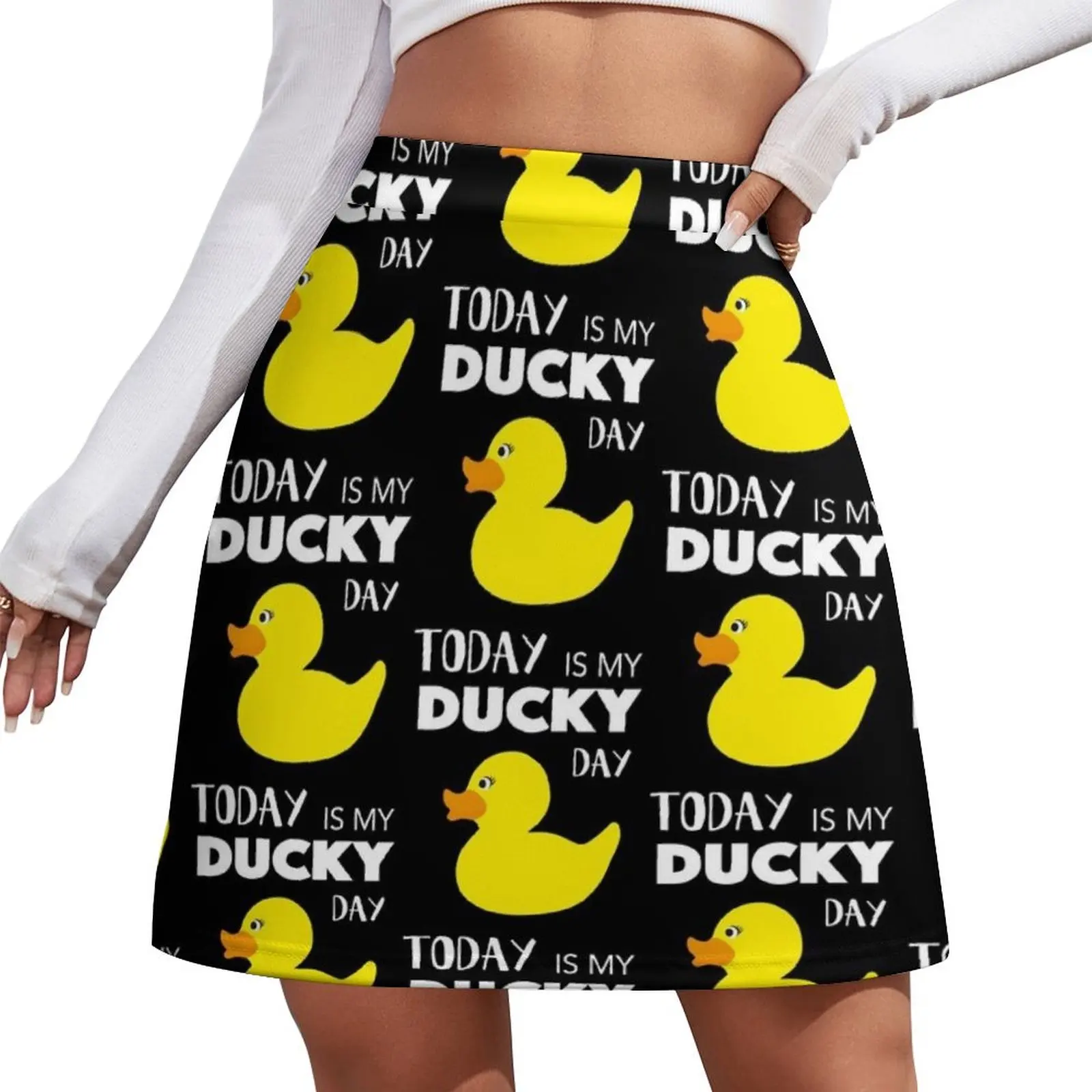 

Today is My Ducky Day - Lucky day Gift Mini Skirt mini skirt Women skirts chic and elegant woman skirt