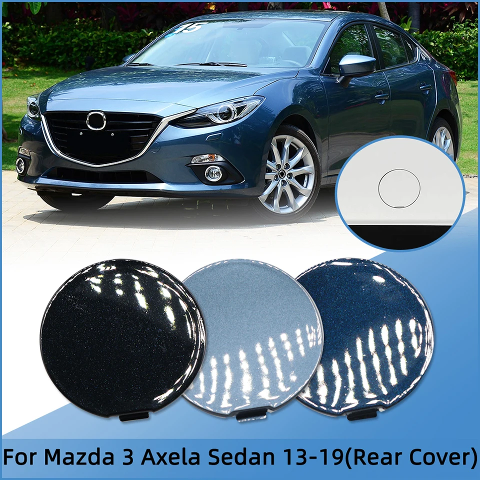 Auto Parts For Mazda 3 BM Axela Sedan 2013-2019 Rear Bumper Towing Hook Cover Lid Trailer Hook Hauling Eye Cap Trim Right Side