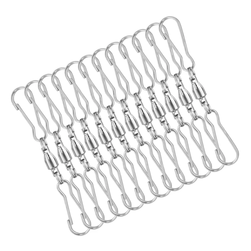 Hanging Supplies Double Hook Clips Party Supplies 360-Degree Rotation Bird Feeders Support Flexible Display Clips