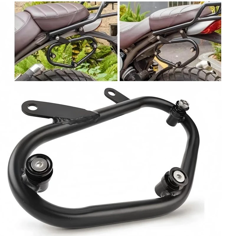 FOR Triumph SPEED 400 SCRAMBLER 400X 2024‑2025 Motorcycle Saddle Bag Side Trunk Bag Holder Support Bracket Luggage Rack Mount