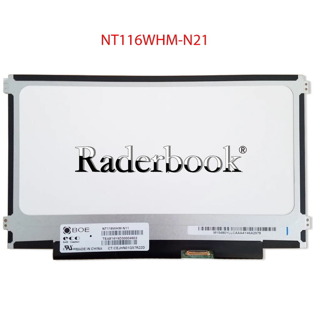 

NT116WHM-N21 NT116WHM N21 Matrix for Laptop 11.6" LED Screen Display HD 1366X768 Matte Antiglare 30Pin Replacement LCD Panel