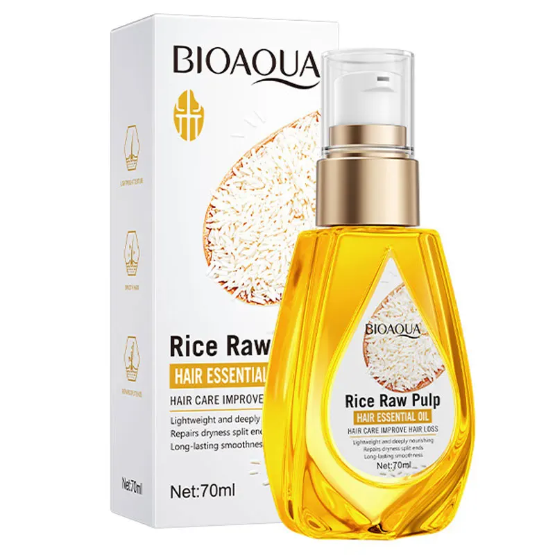 

Rice Puree Smooth Repair Hair Care Essential Oil Improve Hair Loss Long-lasting Fragrance Hair Nourishing Smoothing Beauty