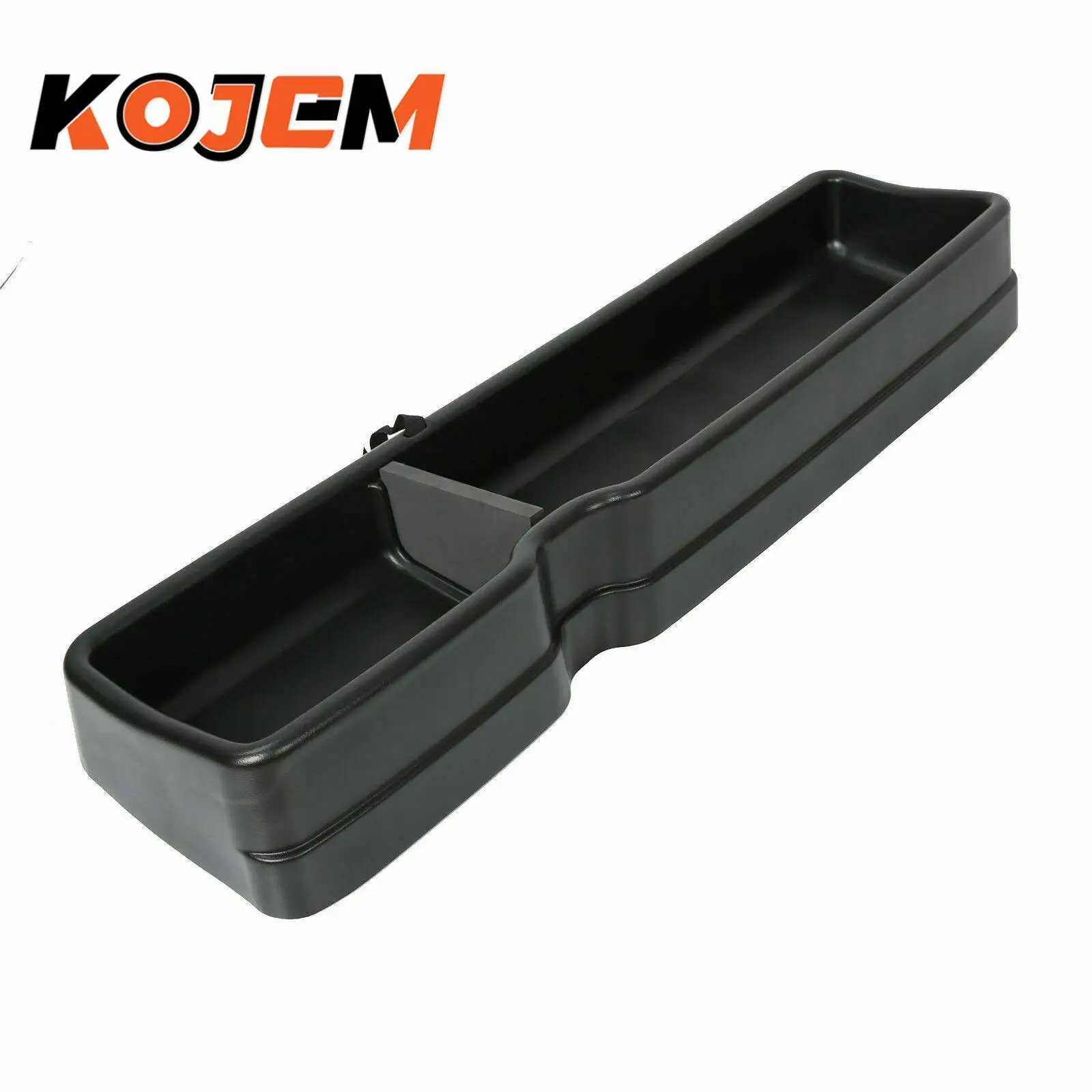 

US Under Seat Storage Box BLACK For 2015 16 17 18 19 2020 Ford F-150 Super Crew Cab Black 09281