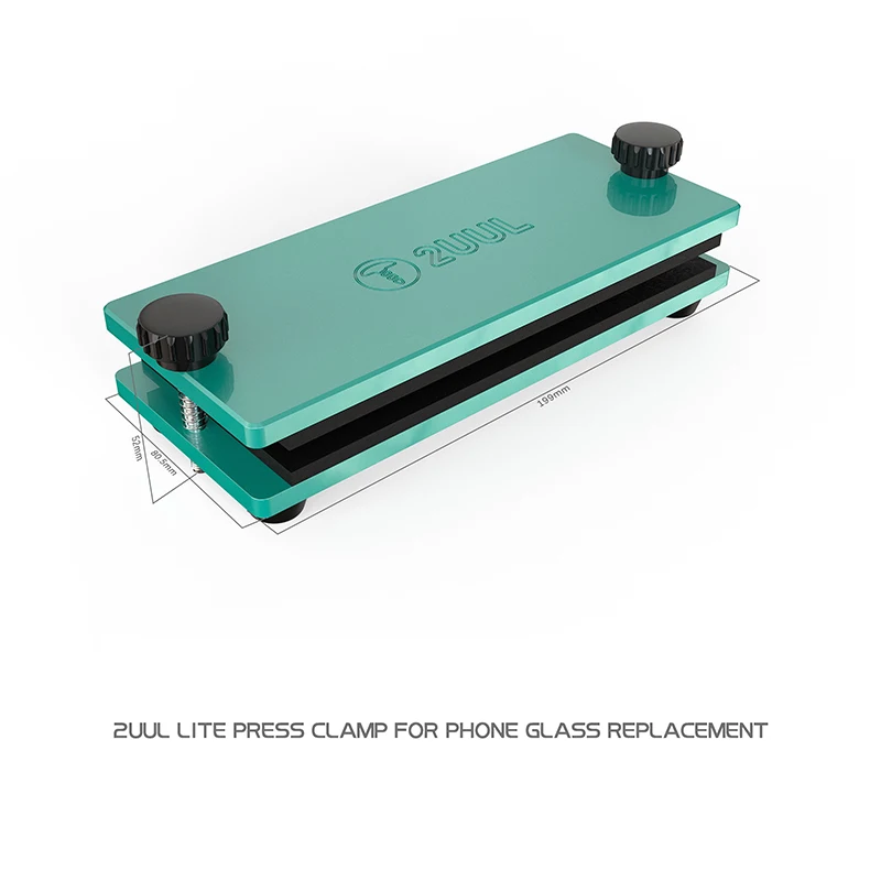 범용 휴대폰 유리 교체용 금속 고정장치 라이트 프레스 클램프, 휴대폰 LCD 스크린, 알루미늄 합금 고정 클립, 2uul