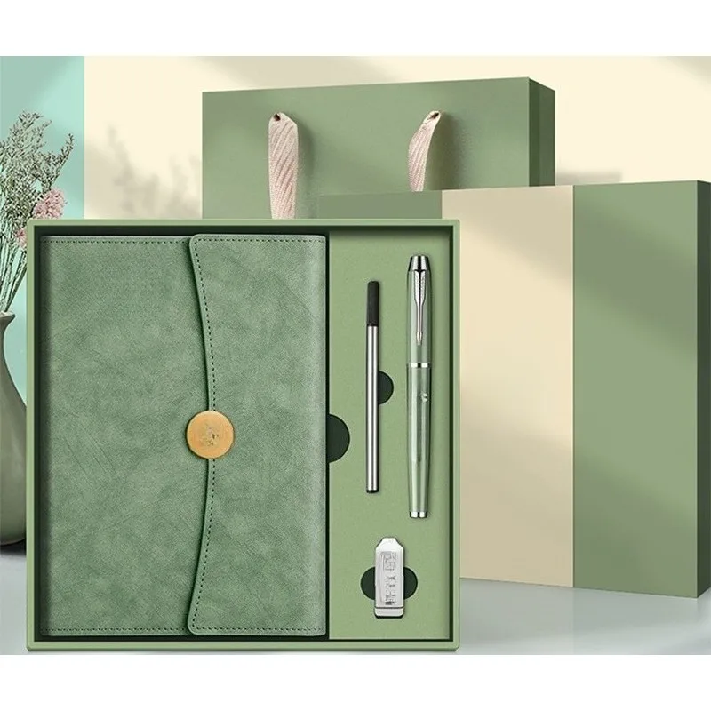 New Product Notebook Gift Box Set Custom Logo Souvenir Business High-end Notepad Gift Box Set Holiday Gift for Friends - view 3