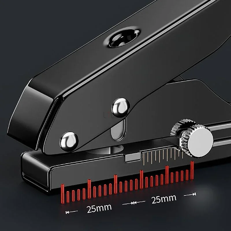 Manual Edge Banding Punching Pliers 8-15mm Metal Heavy Duty Round Hole Puncher Woodworking Adjustable Nail Hole Masking Pliers
