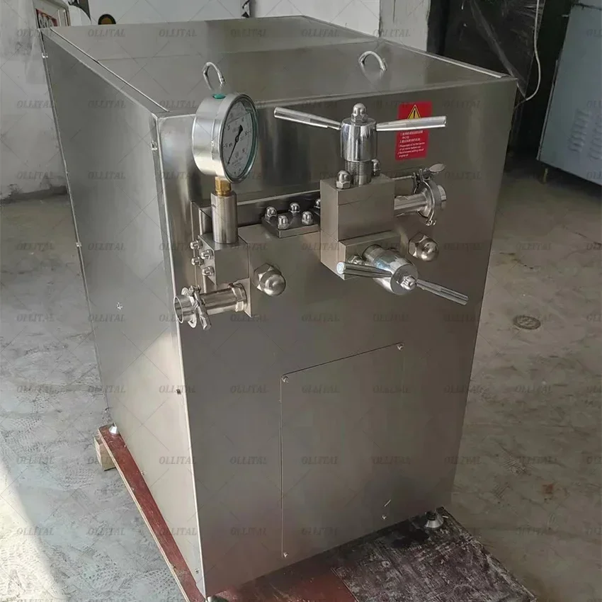 Adhesives High Pressure Homogenizer Food Emulsifier Automatic High Pressure Milk Homogenizer Machine  High Pressure Homogenizer