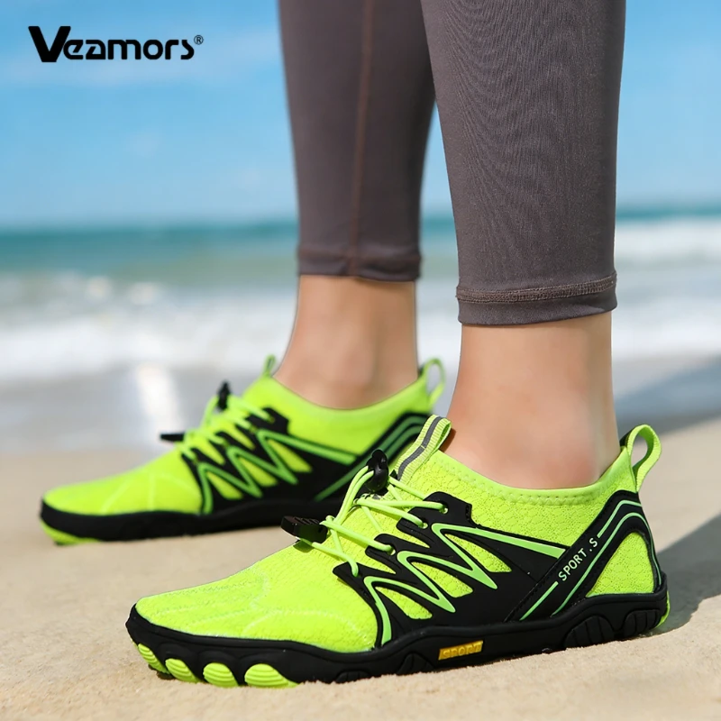 

VEAMORS Beach Wading Shoes Water Sports Shoes Quick Dry Swimming Aqua Shoes Breathable Outdoor Wading Sneakers for Men Women