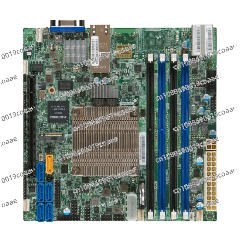 X10SDV-4C-TLN2F Server ITX Motherboard, XEON D1521 Dual 10 Gigabit Ethernet Port Qunhui NAS