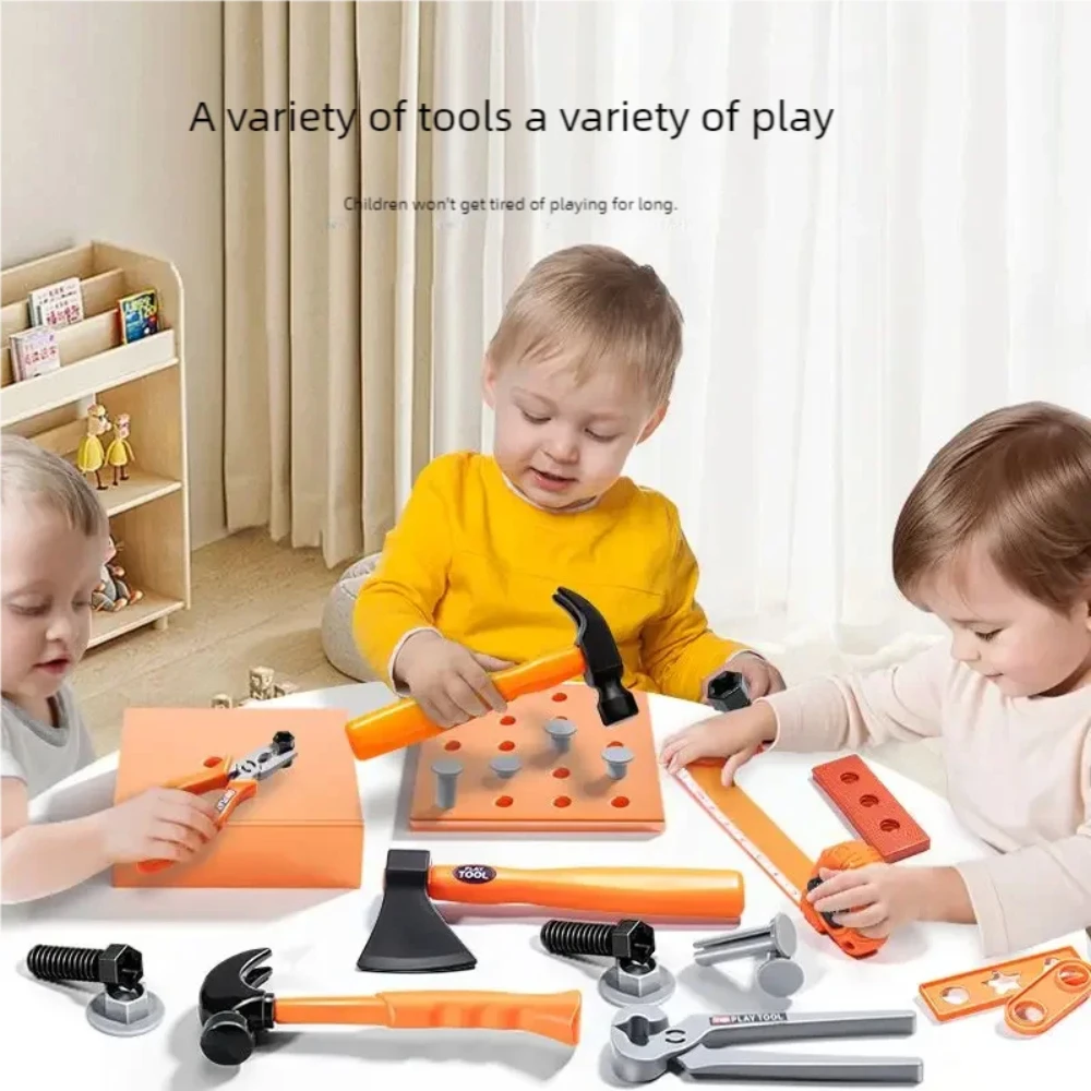 WizKidz Electric Drill & Construction Toy Set For Boys & Girls Safe Toddler Pretend Play Tools Child-Friendly Roleplay Equipment