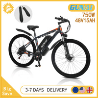 GUNAI GN29 Electric Bike 750W Powerful Motor 48V 15Ah Battery 29*2.1inch Tire Mountain Ebike 50KM/H Max Speed Good for commuting