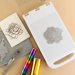 Hot Foil And Press Machine DIY Leather Paper Crafts Scrapbooking Embossing Card Making Heat Transfer Stamping Tool
