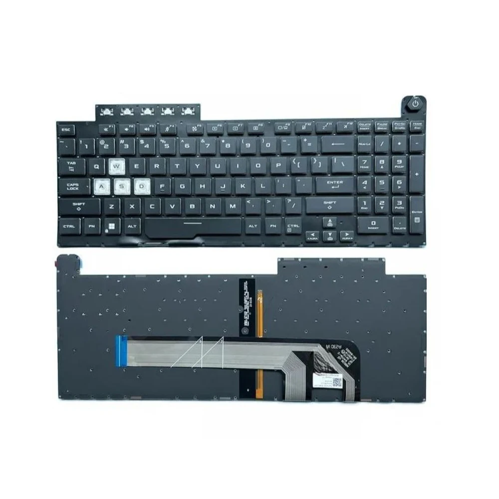 XIN-Russian-US RGB Backlight Laptop Keyboard  For Asus TUF Gaming F15 FX506 FA506 FA506 Q FX506L FA506U FX706 FA706