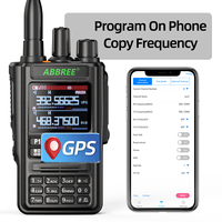 ABBREE AR-869 Full Band Walkie Talkie GPS Bluetooth Program Outdoor Handheld Radio Frequency Wireless Copy Frequency Type-C Jack