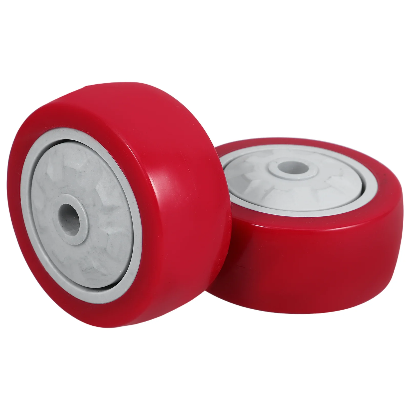 2 قطعة عجلات العجلات البلاستيكية لسخان الفناء 3 بوصة الثقيلة استبدال أجزاء السلس المتداول العالمي صالح عجلات عربة المرافق