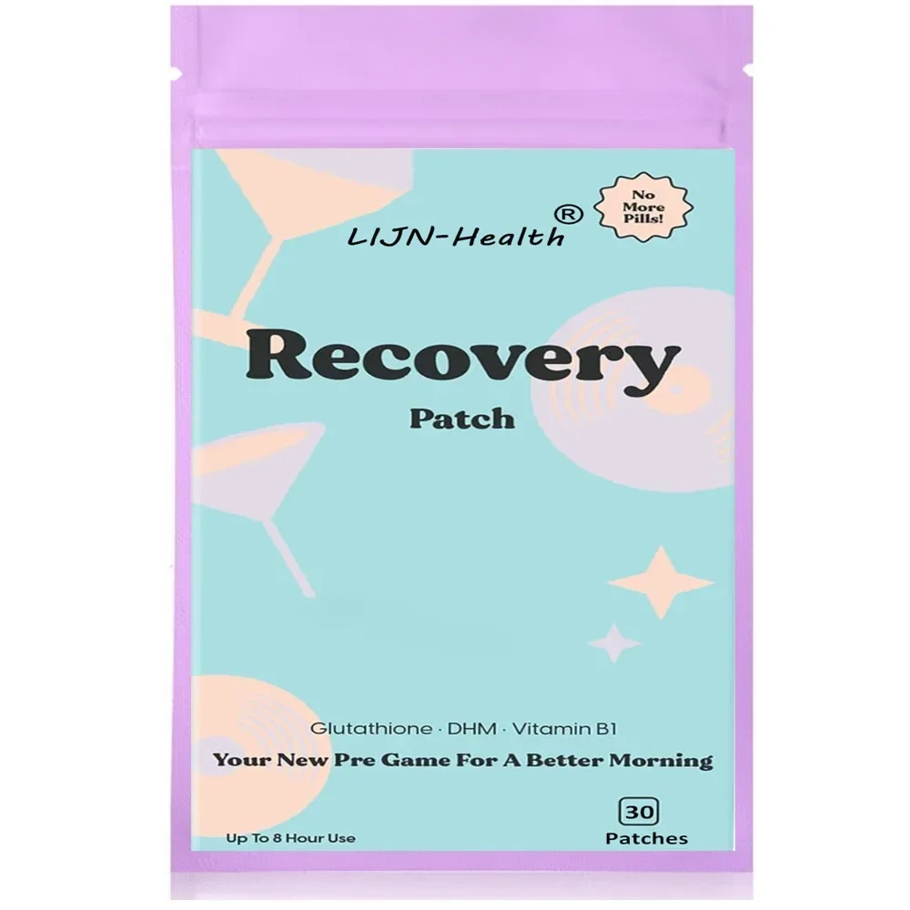 

Recovery Transdermal Patches Supports Morning After with Vitamin B1, DHM, Glutathione 30 Patches One Month Supply