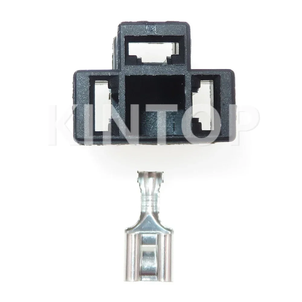 1 Set 3 Pins Car High Power Unsealed Connector Automobile Xenon Light AC Assembly H4 HID Lamp Wiring Terminal Socket - Detail 1