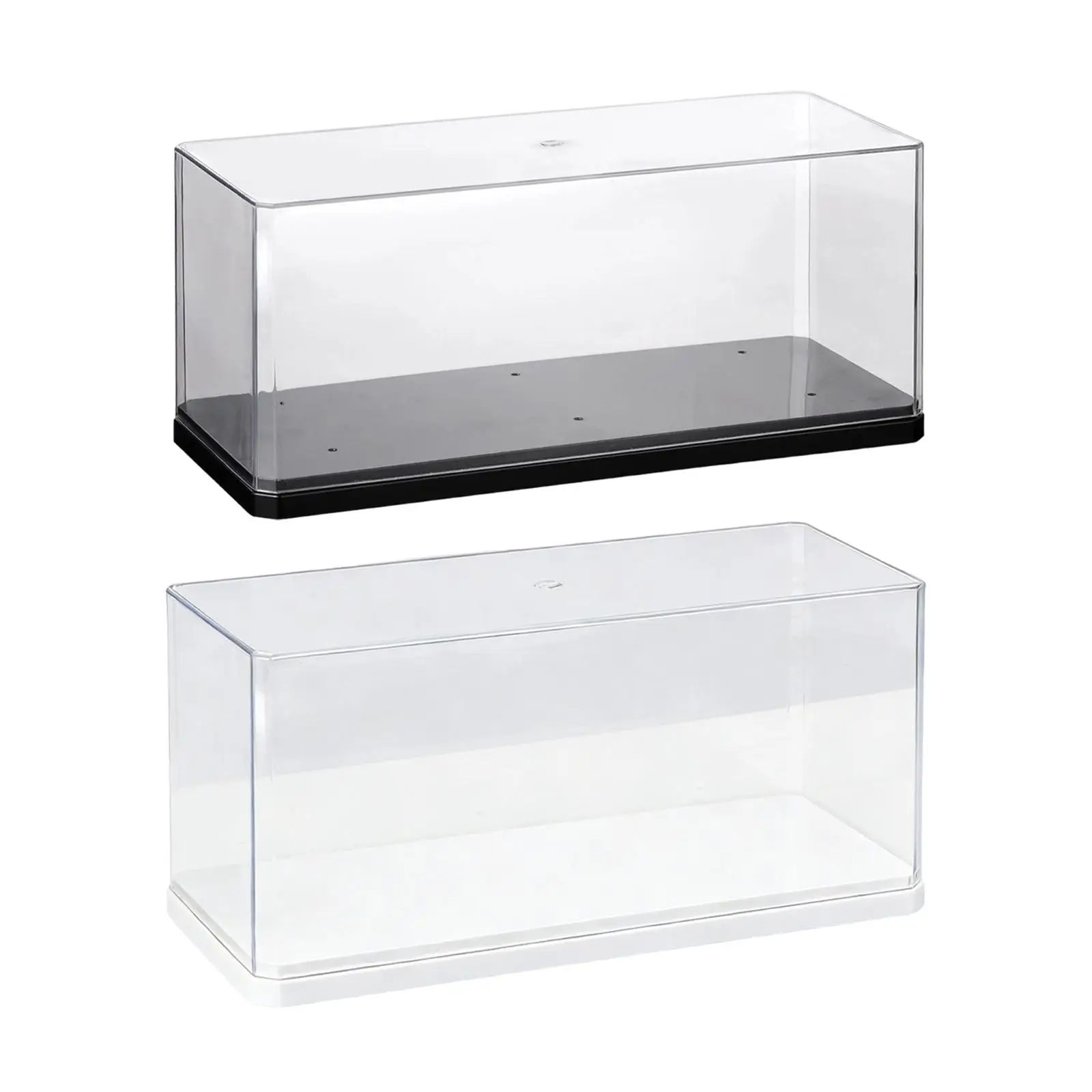 

Прозрачный акриловый демонстрационный бокс в масштабе 1:24, пылезащитный, штабелируемый органайзер, защитный настольный футляр-витрина для коллекционных фигурок