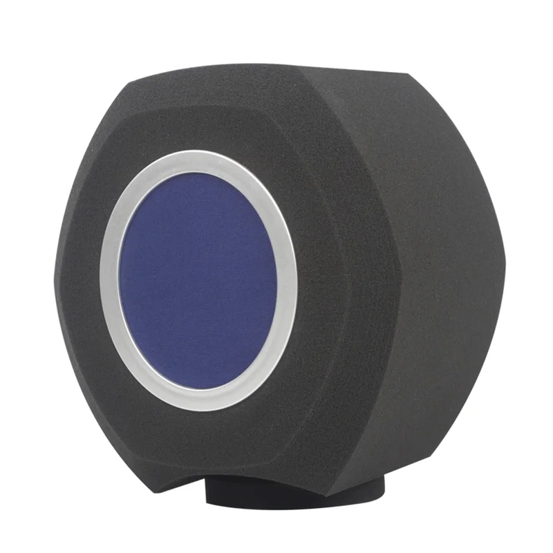 

F3 Professional Studio Mic Screen Acoustic Filter Desktop Noise Reduction Microphone Foam Windscreen Blue Net Easy To Use