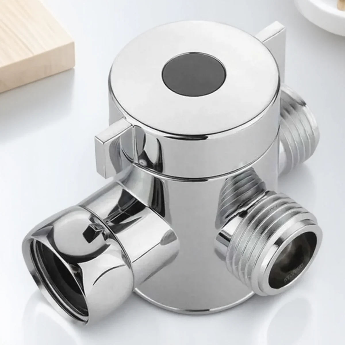

Multifunction Three-way Shower Head Shunt Valve G12 Threefunction Switch Connector Bathroom Shower Accessories