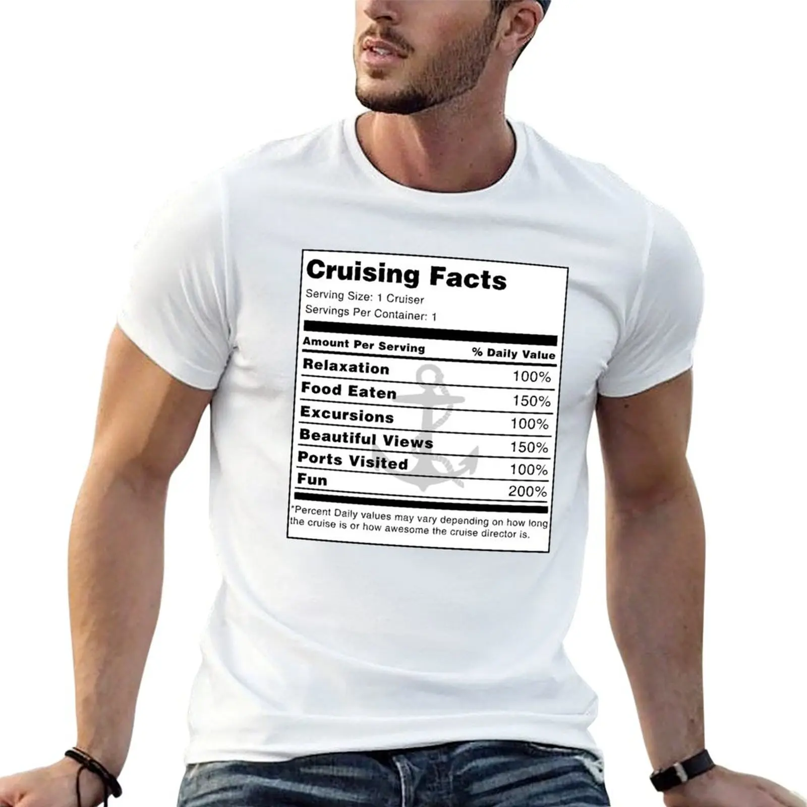 Cruising Facts T-Shirt cute tops graphic t shirt vintage Men's clothing