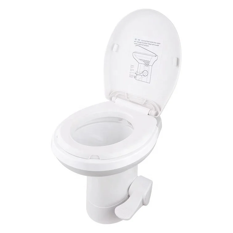 Ready To Ship Motorhome Caravan Foot Flush Classic Lightweight Rv Toilet Bathroom For Camper Van - view 6