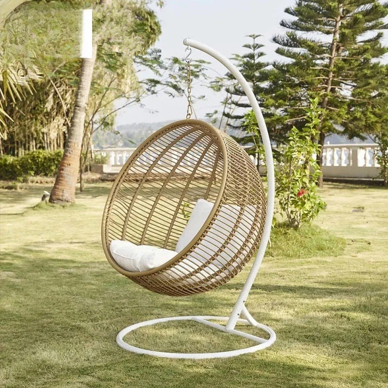 Balcony Hanging Basket Bird's Nest Hanging Chair Outdoor Hanging Swing Rattan Outdoor Rocking Chair