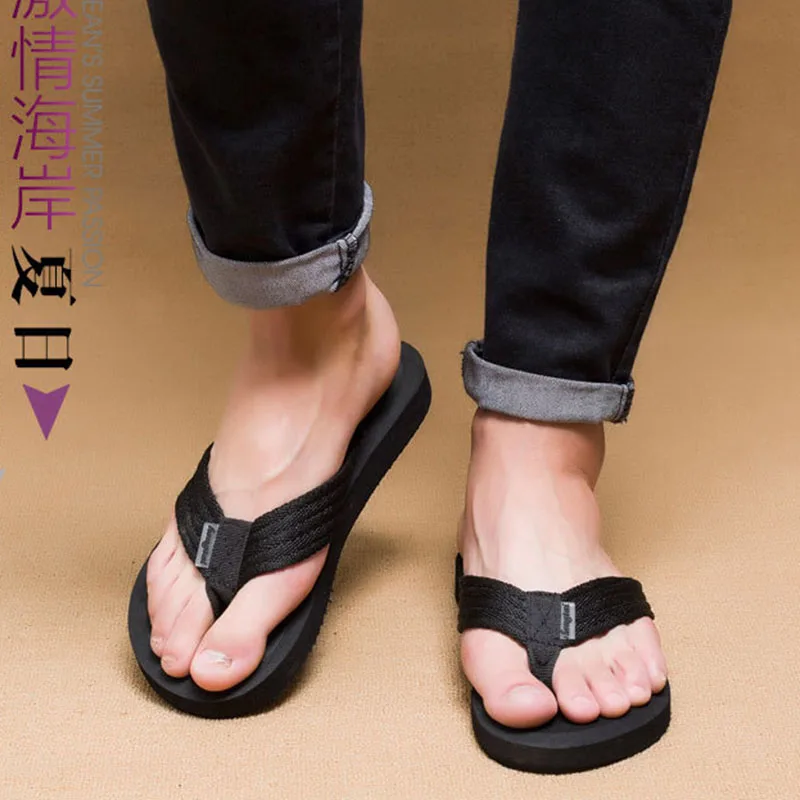 Men Summer Shoes Sandals Male Slipper Indoor Or Outdoor Flip Flops High Quality Comfy Beach Slippers Тапочки Free Fast Shipping