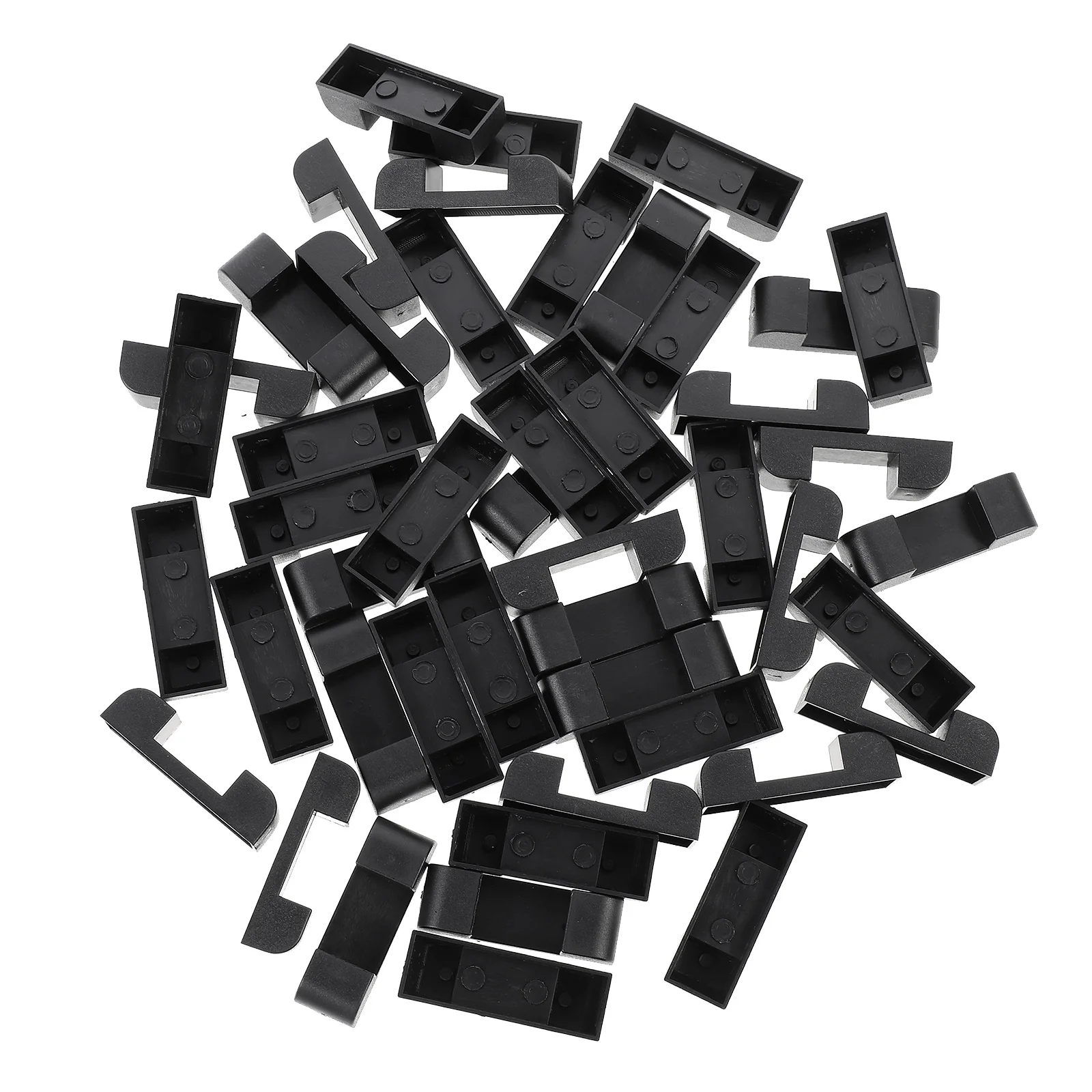 

50 Pcs Display Stand Base Coin Case Grid Cabinet Tilt Boxes Rack Bases Creative Jewelry Plastic Tray