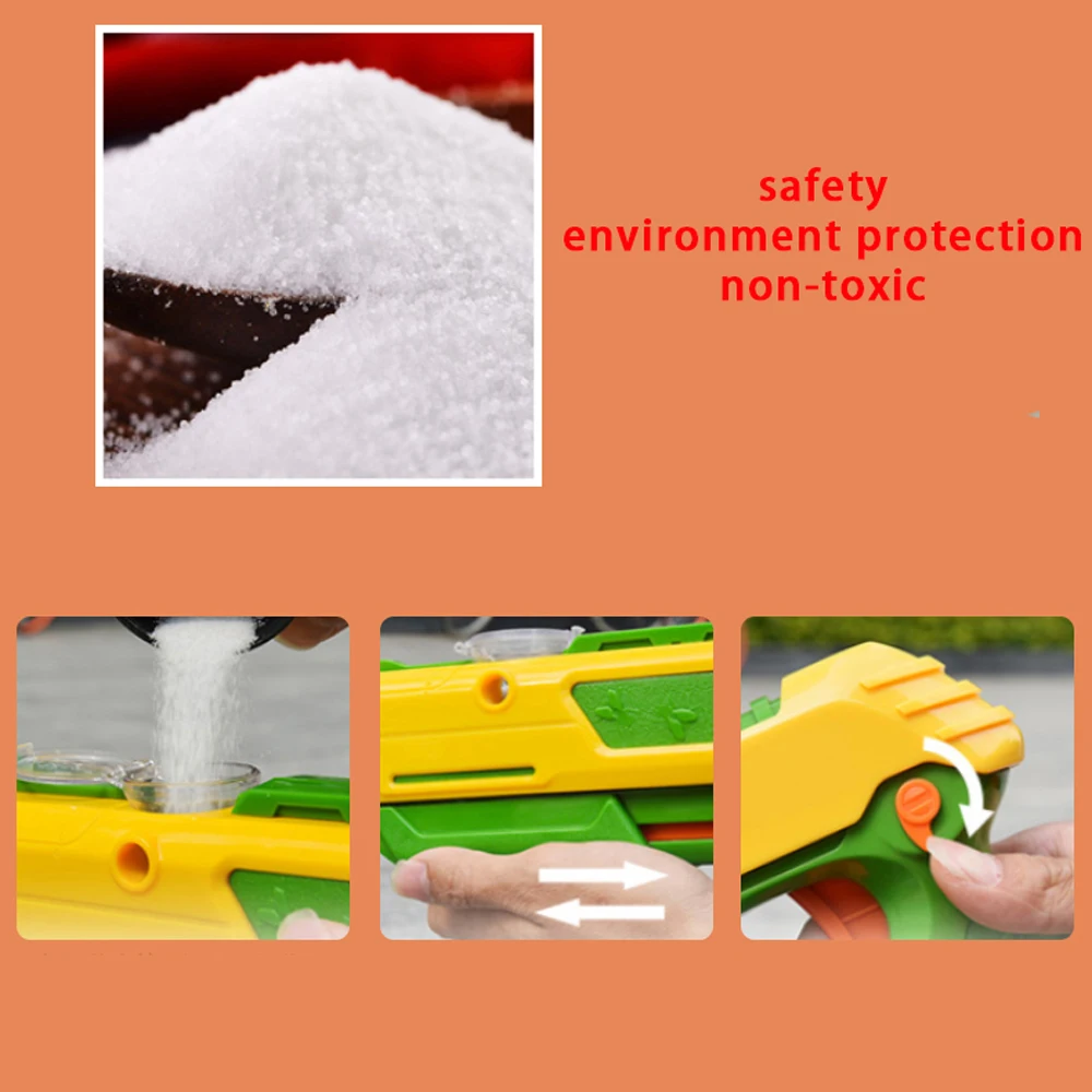 يطير قتل مسدس لعبة بندقية الملح بندقية صديقة للبيئة ABS يطير قتل بندقية الكبار لعبة بندقية تحلق هدية عيد الأطفال