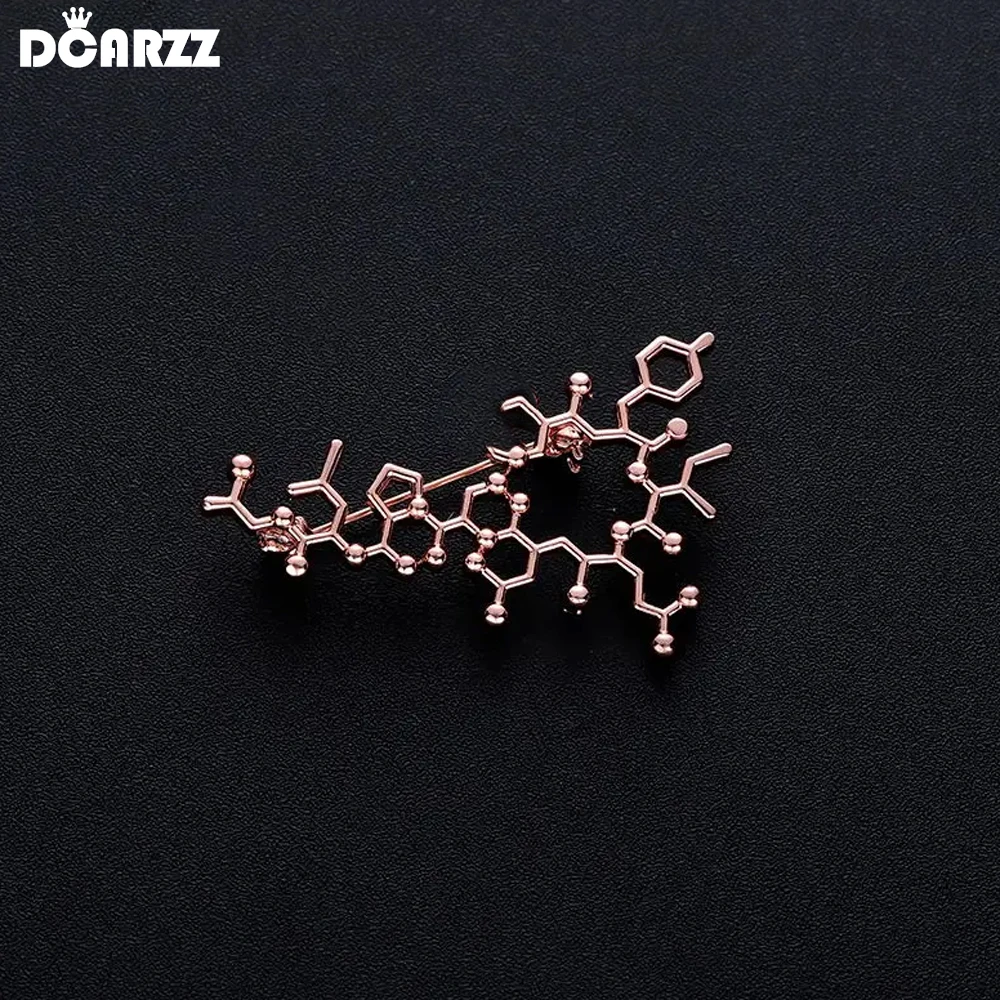 

DCARZZ Oxytocin Lapel Pin Badge Nurse Brooches Doctor Medical Jewelry Women Men Accessories