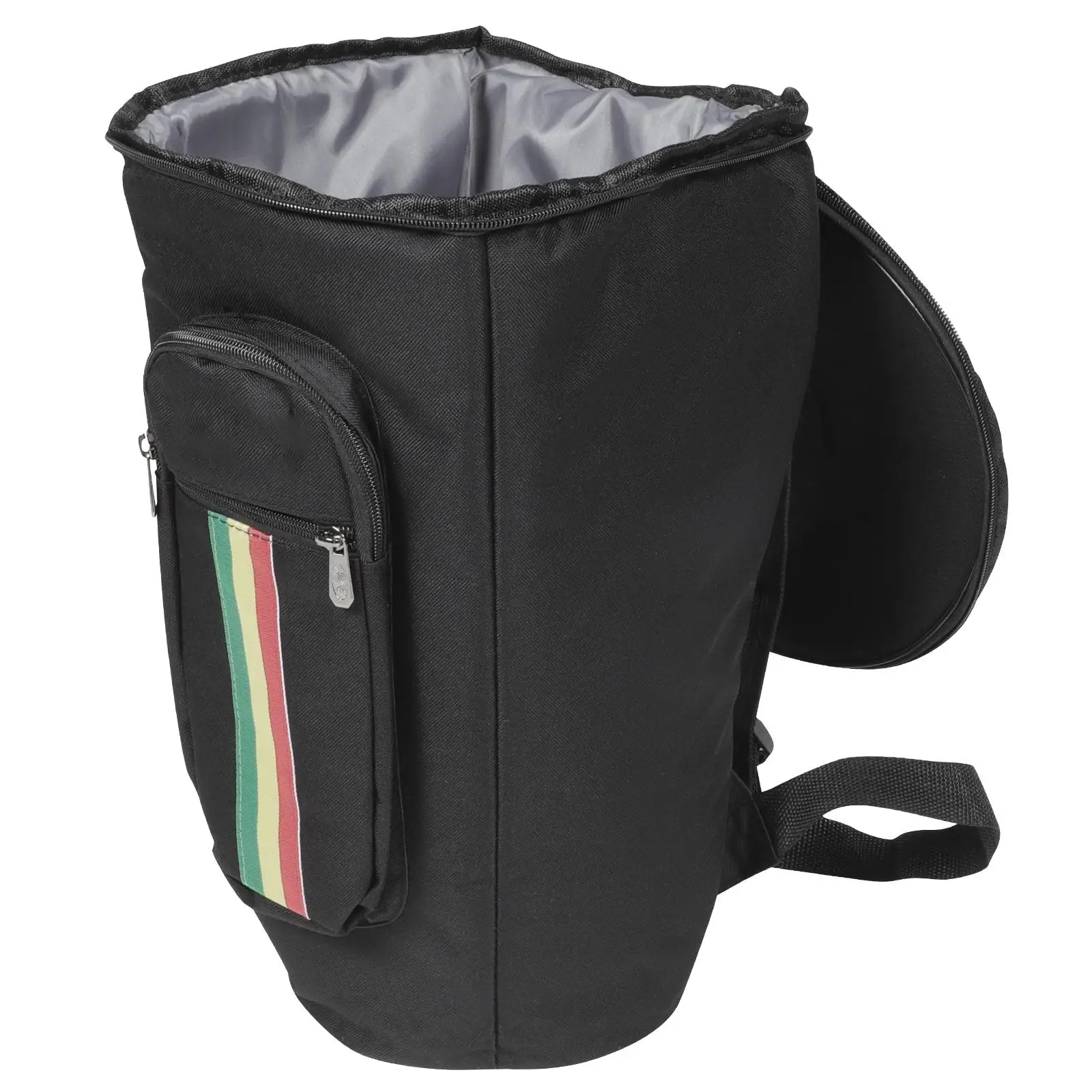 

African Drum Case Durable Waterproof Portable Carry Case Backpack Storage Black Oxford African Drum Carry Bag Backpack Cloth