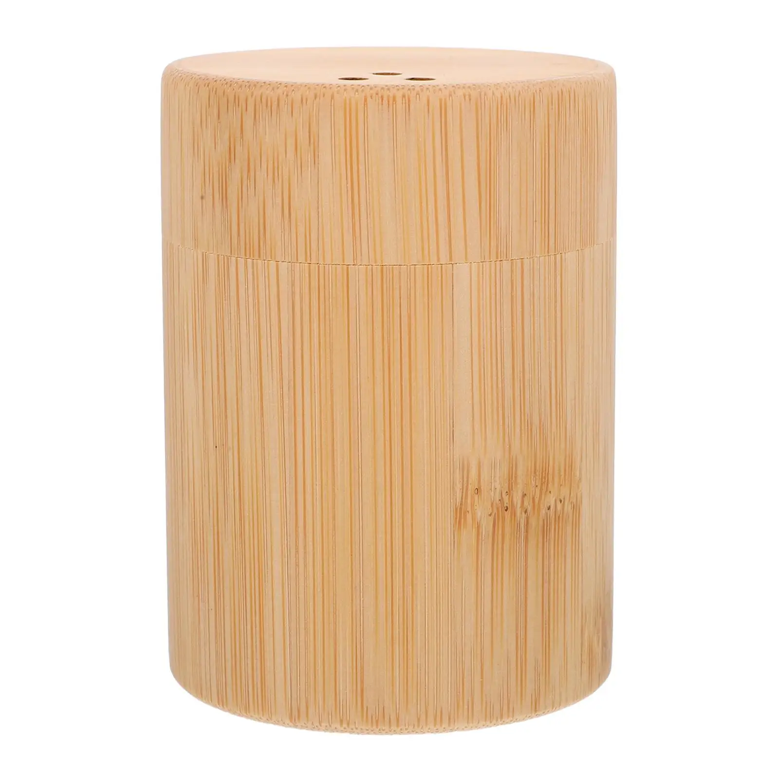 

Bamboo Toothpick Round Container Small Storage Bamboo Toothpick Holder Box Portable Dispenser Kitchen Bar Accessories