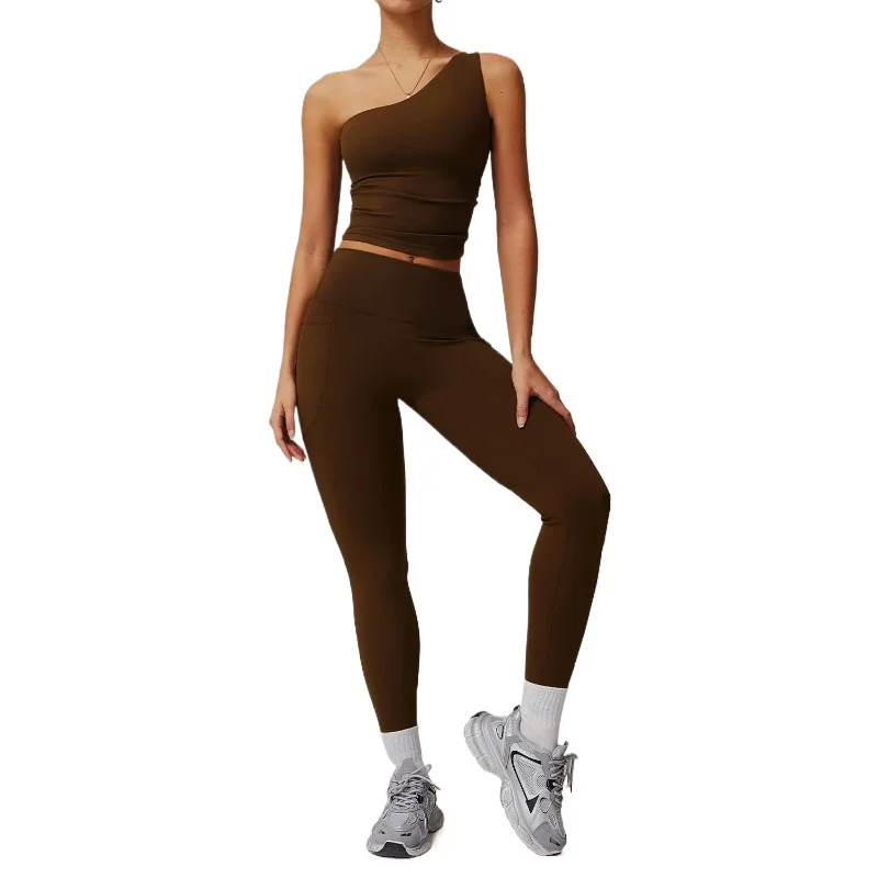 

Women's Yoga Sets Sportswear Woman Gym 2 Piece Set for Yoga Gym Dancing Cycling Running Pilates Casual