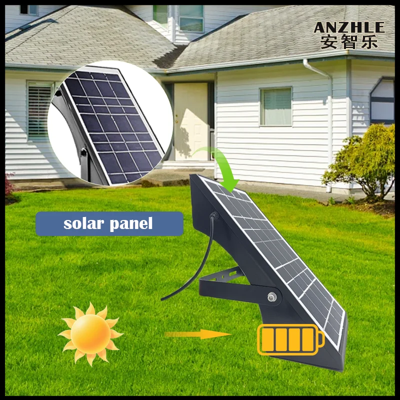 Solar Powered Outdoor Waterproof Spotlights with a One to Four Connection Design  Lawn Ground Inserted LED Lights
