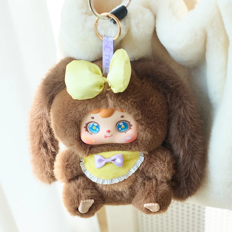 صموئيل أرنب عائلة كبيرة V2 الفينيل أفخم صندوق أعمى حقيبة أنيقة قلادة دمية المفاتيح العصرية لعبة صندوق غامض فتاة مفاجأة هدية