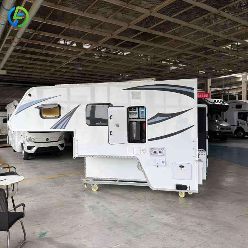 Hard Top Fiberglass Truck Camper Direct Mount on Pickup Truck Bed Custom Size for All Pickup Models Luxury Camping Camper